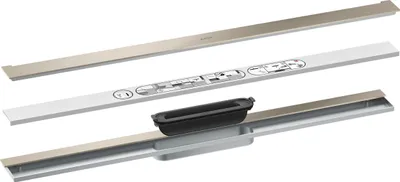 Produktbild von hansgrohe AXOR Drain Fertigset Durschrinne, 800mm, zur Wandmontage, 42526820