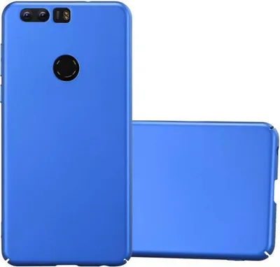 Produktbild von Cadorabo Hülle für Honor 8 / 8 PREMIUM Schutzhülle in Blau Hard Case Handy Hülle Etui