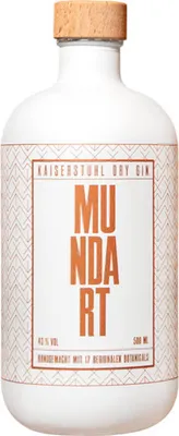 Produktbild von Mundart Kaiserstuhl Dry Gin 0,5 Liter