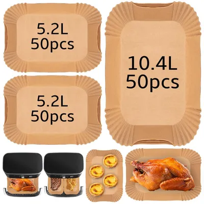Produktbild von Heißluftfritteuse Zubehör Backpapier 150 Stück für Ninja Foodi Flexdrawer 10,4 L AF500EU