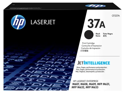 Produktbild von HP 37A Schwarz Original LaserJet Tonerkartusche, 11000 Seiten, Schwarz, 1 Stück(e)