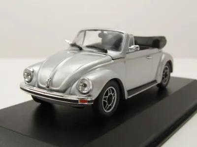Produktbild von Maxichamps 940055130 VW 1303 Käfer Cabrio 1979 silber 1:43