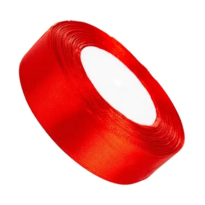 Produktbild von Satinband 25 mm - Rot - 32 Meter 8055/25