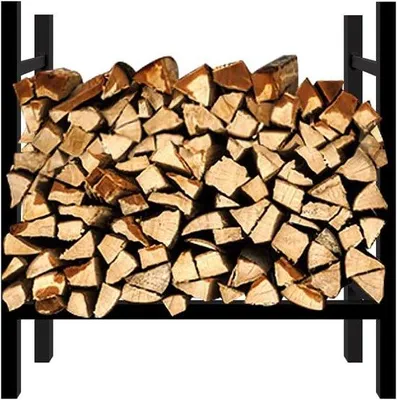 Produktbild von Famanu Feuerholzregal aus Metall - 60 x 25,5 x 61 cm