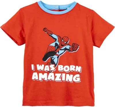 Zdjęcie produktu dla Koszulka z krótkim rękawem Spiderman czerwona - 24 miesiące
