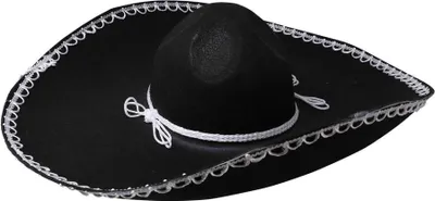 Produktbild von Fiestas Guirca - Kostüm-Hut für Herren/Damen Uni, Filz FG517 (Einheitsgröße) (Schwarz)