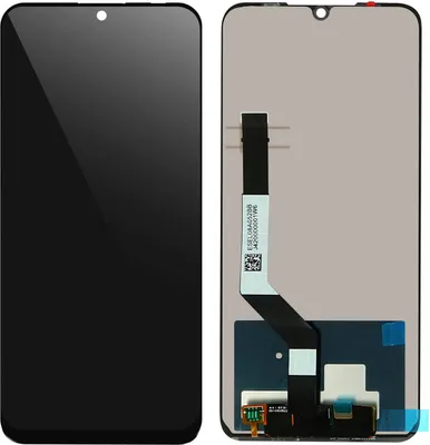 Image de Clappio, écran de remplacement compatible Xiaomi Redmi Note 7, écran prémonté, noir
