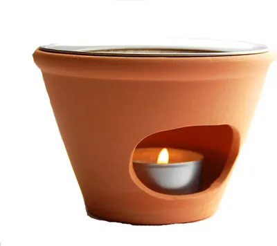 Produktbild von Räucherstövchen Konus, terracotta incl. 32seitige Broschüre