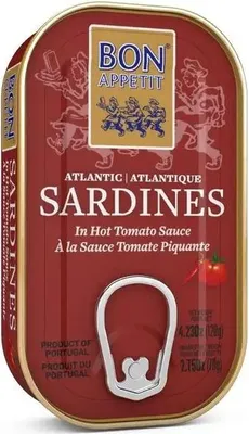 Produktbild von PORTUGIESISCHE SARDINEN IN TOMATEN-CHILI-SAUCE Guten Appetit 0,12 kg