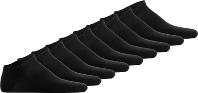 Produktbild von Hudson Uni Sneakersocken, 9er Pack - Simply, kurze Socken, einfarbig Schwarz 43-46