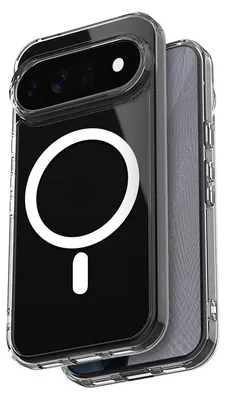 Produktbild von Crong Hybrid Clear Magnetic - MagSafe Hülle für Google Pixel 11 Pro (Transparent)