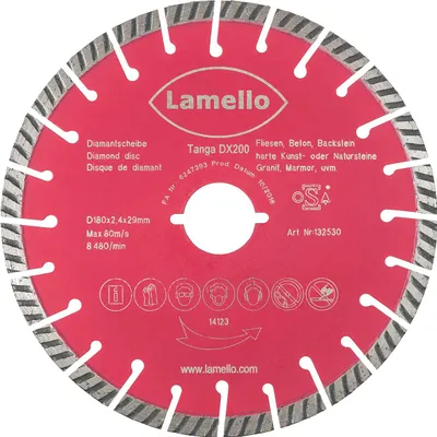 Produktbild von Lamello Diamant-Trennscheibe für Tanga DX200, Ø 180 | 132530
