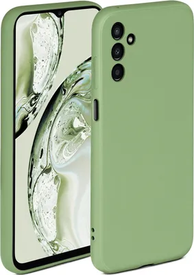 Immagine prodotto di Custodia in silicone per Samsung Galaxy A13 5G Verde Morbida con microfibra