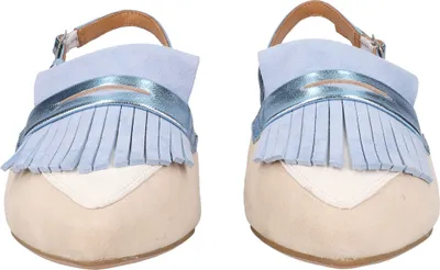 Produktbild von Maripé Peeptoes & Slingpumps NICOLE, Rauleder, Blau, Damen