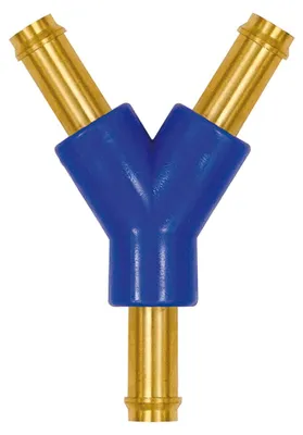 Produktbild von Riegler Y-Schlauchverbindungsstutzen, für Schlauch LW 3, Messing und POM