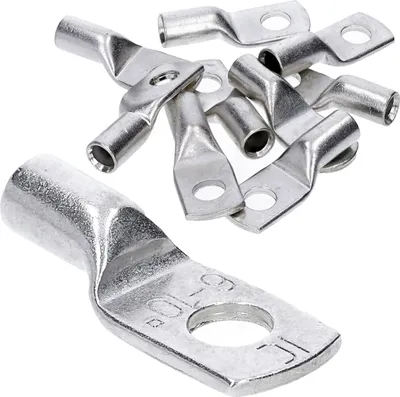 Productafbeelding van 10 stuks Kalitec HR10-6, standaard krimpbusjes voor leidingkabels, 10 mm², M6, zonder zichtvenster, gemaakt in Duitsland