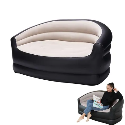 Produktbild von Aufblasbares Doppelsofa, automatisches Relaxsofa für Innen- und Außenbereich
