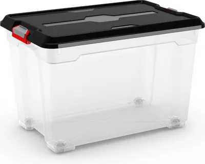 Produktbild von KIS Kunststoffbox Moover Box XL Schwarz / Transparent