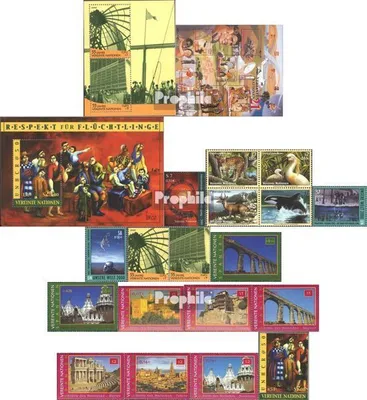 Produktbild von Briefmarken UNO - Wien 2000 Mi 302-325,Block14 (kompl.Ausg.) Jahrgang 2000 komplett gestempelt Jahr der Danksagung