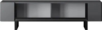 Produktbild von Skye Decor, Yildiz - Anthracite, Black, TV-Ständer, Anthrazit, 100 % MELAMINBESCHICHTETE SPANPLATTEN, 180 x 50 x 30 cm