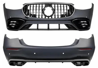 Produktbild von Bodykit für Mercedes S-Klasse W223 2020+ S63 Design Stoßstange Endrohre Kühlergrill.