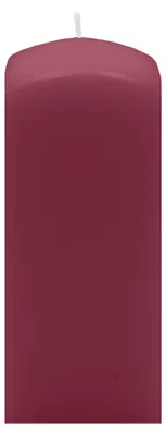 Produktbild von Quader Kerzen Burgund Rotbraun 25 x Ø 6/6 cm, 4 Stück