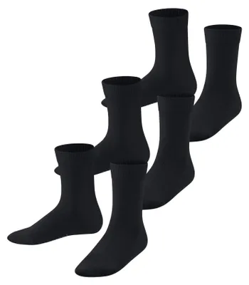 Immagine prodotto di CALZE FALKE Unisex, confezione da 3 paia, cotone, traspiranti, adatte a bambini e adulti