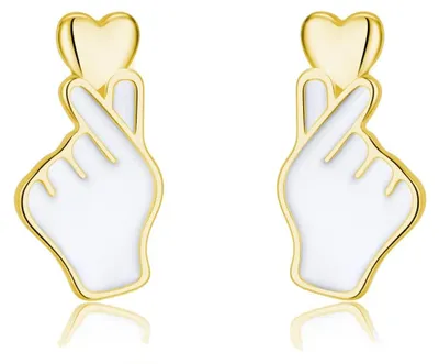 Image de Solidchoice - Boucles d'oreilles en argent sterling avec motif cœur pour femmes