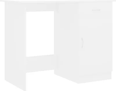 Obrázok produktu pre vidaXL Stôl biely 100×50×76 cm odvodený výrobok z dreva