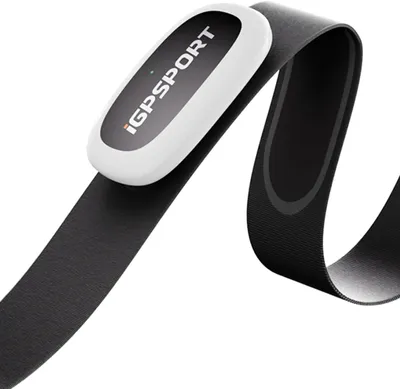 Zdjęcie produktu dla Pas z czujnikiem tętna na klatkę piersiową - Bluetooth i ANT+ - Wodoodporny - Czas pracy na baterii: 1200 godzin