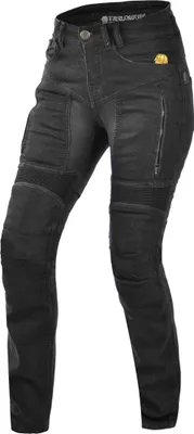Produktbild von Trilobite Parado Slim Damen Motorradjeans, schwarz, 26/34
