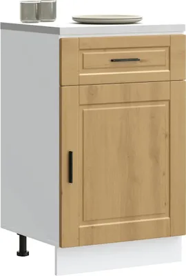 Produktbild von "2026 Promotion" Küchenunterschrank - Sideboard Küche - Porto Artisan-Eiche Holzwerkstoff - Mehrzweckschrank CC31328