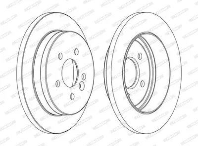 Image de Disque de frein FERODO DDF1037C