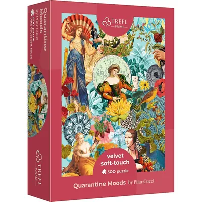Produktbild von TREFL Puzzle UFT Velvet Soft Touch: Stimmungen in der Quarantäne 500 Teile