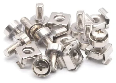 Image de Vis de fixation M5x16 avec écrous à ressort en acier au carbone