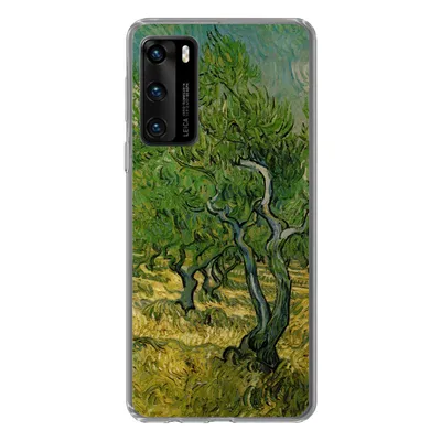 Produktbild von MuchoWow® Handyhülle Schutzhülle Hülle für Huawei P40 Olivenhain - Vincent van Gogh Silikon Softcase Handy Hülle - Handytasche