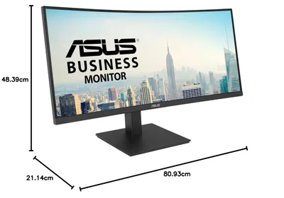 Zdjęcie produktu dla ASUS VA34VCPSN, 86,4 cm (34"), 3440 x 1440 px, UltraWide Quad HD, 4 ms, Czarny