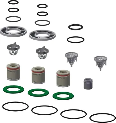 Produktbild von KWC AR Wartungsset, für Duscharmatur, Siebe,  Rückflussverh., O-Ringe, 2000104856
