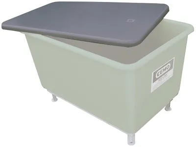 Produktbild von CEMO Flachdeckel für Behälter 300 l grau CEMO