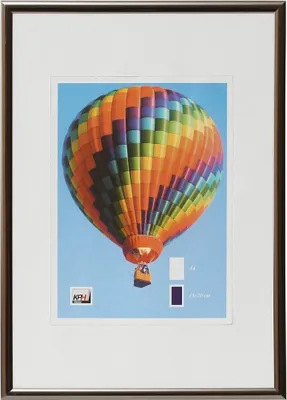 Produktbild von Kunststoff Bilderrahmen New Lifestyle A4 21x29,7cm Anthrazit