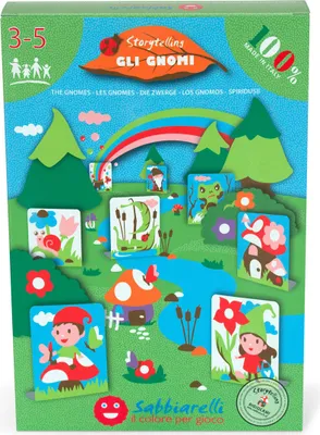 Produktbild von Sabbiarelli Sandmalerei-Set Zwerge - Kreatives Bastelset für Kinder