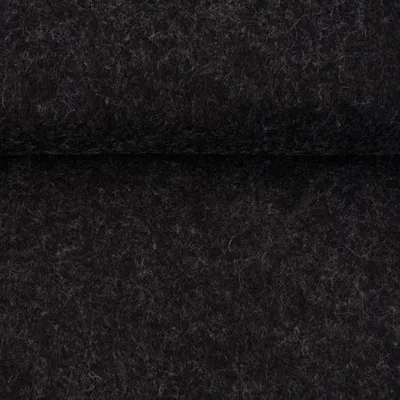 Produktbild von ggm® Filz Taschenfilz 4mm, einseitig beschichtet, 0,5 lfm, 102 cm breit (dunkelgrau meliert)