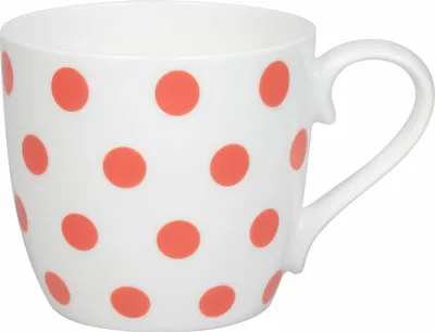Produktbild von Könitz Becher Dots - Coral, Tasse, Bone China, Coral, 425 ml, 11 2 057 2820
