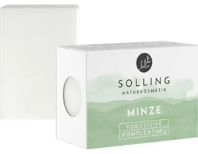 Zdjęcie produktu dla Mydło kokosowe Ölmühle Solling - miętowe, 100g (1 sztuka)