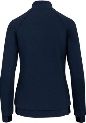 Produktbild von Proact Damen Sweatjacke Kapuzenpullover Sweatshirt Hoodie Pulli Basic, Größe:XS, Farbe:French Navy Heather