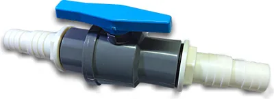 Produktbild von Wartungsventil für Pool - Absperrhahn Kugelhahn für Schlauch Ø 32 / 38mm