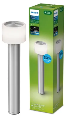 Productafbeelding van Philips Stojanlampen / Buitenverlichting voor Otis, 4,3 W, RVS, Metaal, IP44, II, Modern, Tuin, Terras