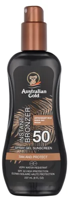 Produktbild von Australian Gold Spray SPF Outdoor Spray Gel with Bronzer
