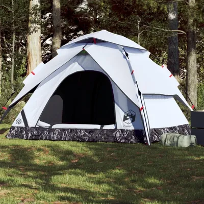 Produktbild von Möbel Kuppel-Campingzelt 5 Personen Weiß Verdunkelt Quick Release - Campingzelte 4004188