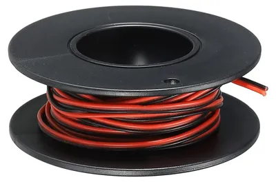 Productafbeelding van 30AWG kabel, 2-aderige stroomkabel, 0,05 mm², vertind koperen kabel, 3 meter